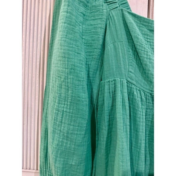 J.Crew Squareneck Gauze Mini Dress in Green, XXS - Picture 11 of 12